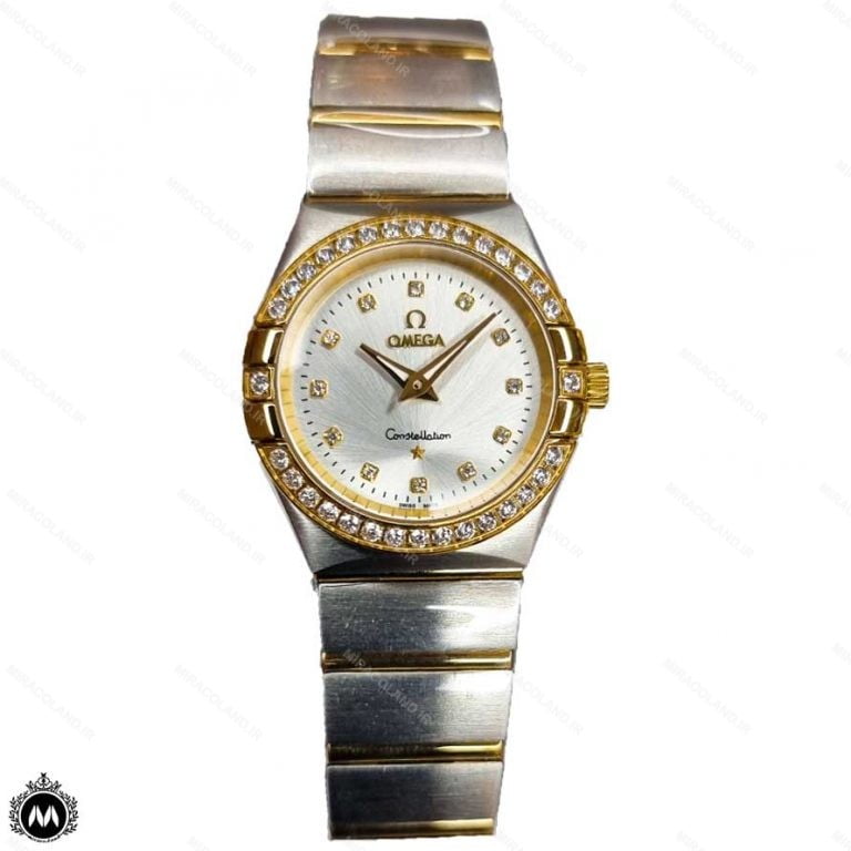 ساعت مچی زنانه امگا کانسلیشن دورنگین OMEGA CONSTELLATION