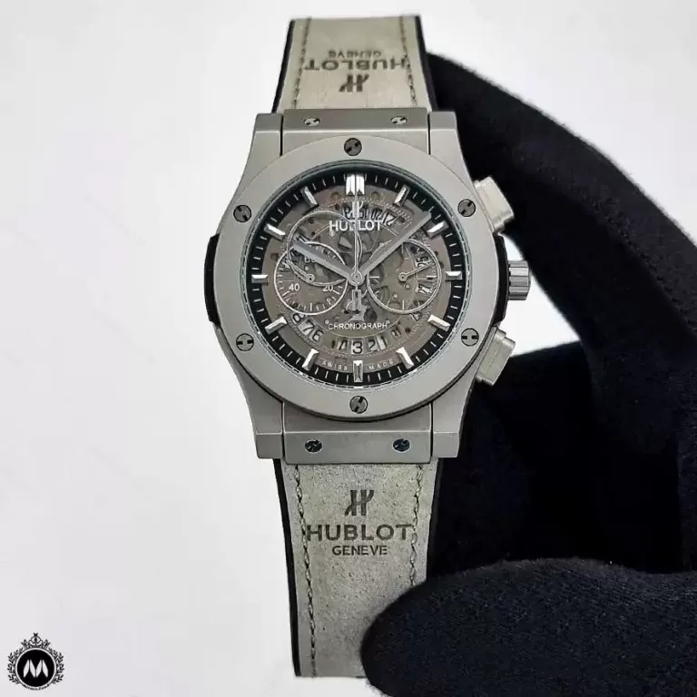 ساعت مچی مردانه هابلوت باتری طوسی Hublot Big Bang 582898