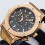 ساعت مچی مردانه هابلوت باتری قهوه ای رزگلد Hublot Big Bang 582898