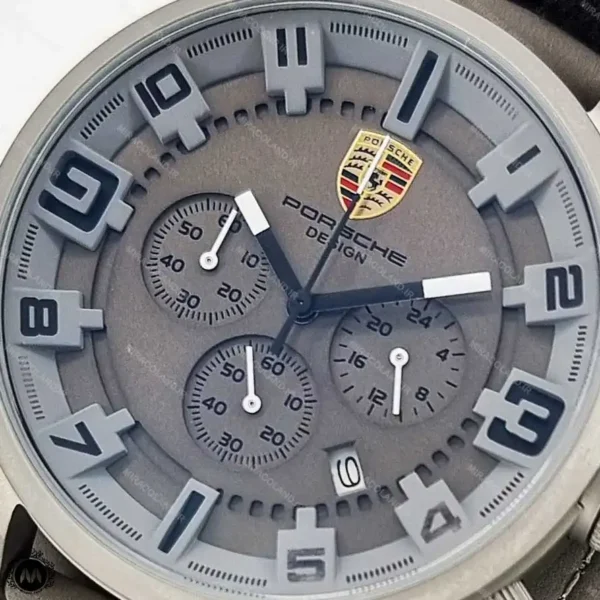 ساعت مچی مردانه پورشه سه موتوره باتری طوسی Porsche Design JP-24056M