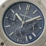 ساعت مچی مردانه اودمار پیگه سه موتوره باتری نقره ای صفحه سورمه ای Audemars Piguet RO63