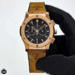 ساعت مچی مردانه هابلوت باتری قهوه ای رزگلد Hublot Big Bang 582898