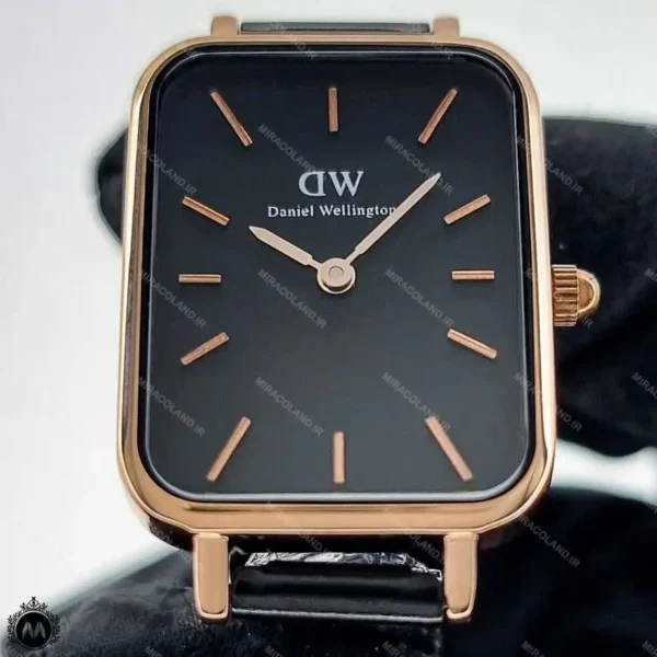 ساعت زنانه دنیل ولینگتون مستطیلی مشکی Daniel Wellington Quadro24