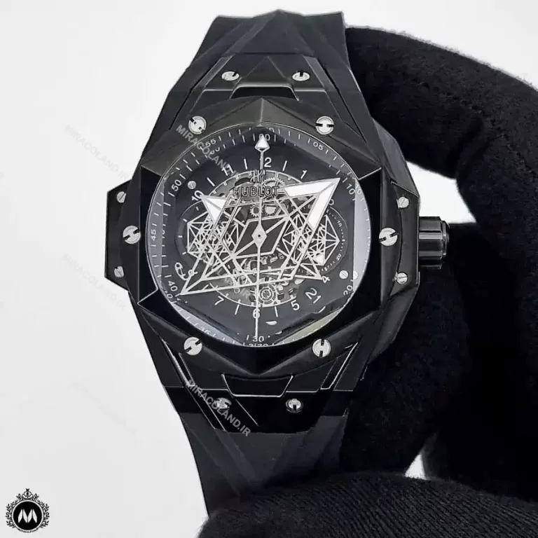 ساعت مچی مردانه هابلوت کهکشانی مشکی Hublot Sang Bleu II 1258421