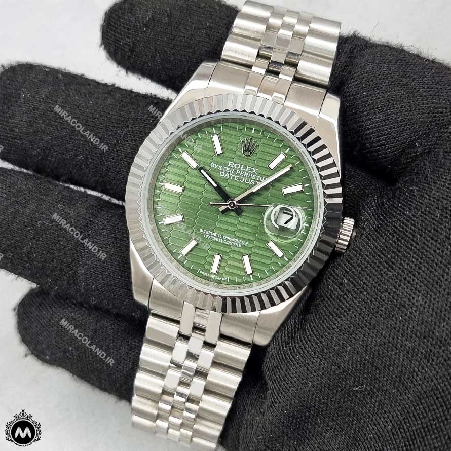 ساعت مچی مردانه رولکس اتوماتیک صفحه سبز 48122 Rolex Datejust