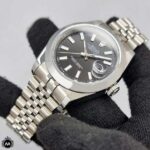 ساعت مچی مردانه رولکس اتوماتیک صفحه مشکی 48121 Rolex Datejust