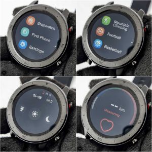 ساعت هوشمند قاب گرد مشکی Smart watch DT78