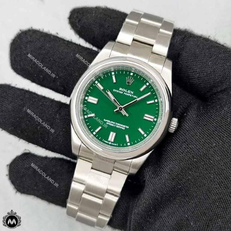 ساعت مچی مردانه رولکس اتوماتیک اویستر سبز 62123 Rolex Oyster Perpetual