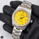 ساعت مچی مردانه رولکس اتوماتیک اویستر زرد 62123 Rolex Oyster Perpetual