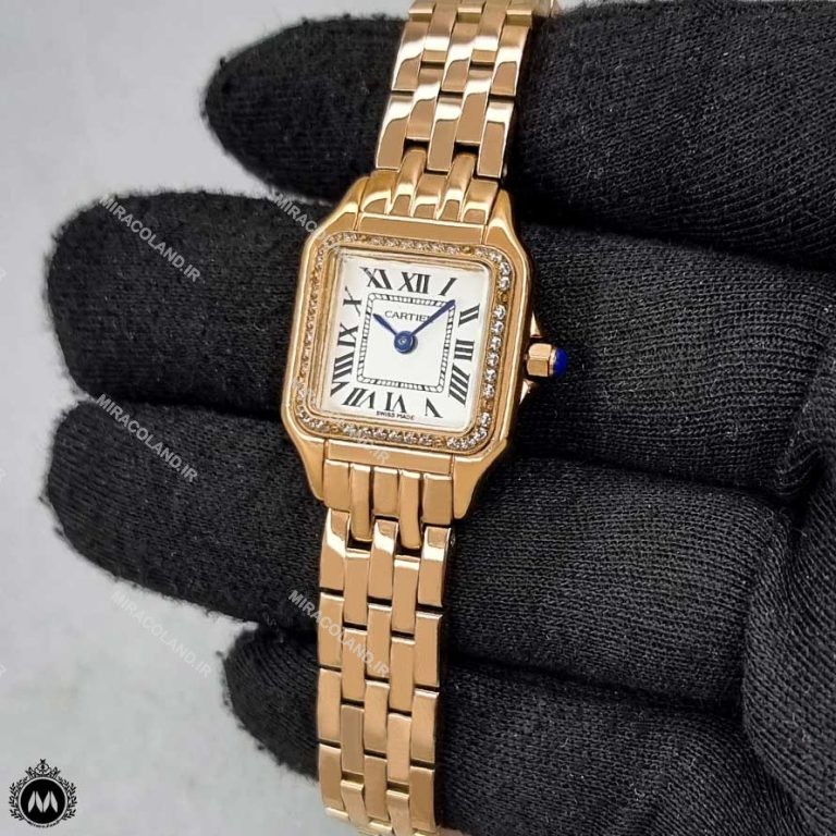 ساعت مچی زنانه کارتیه پنتر رزگلد Cartier Panthere 3236