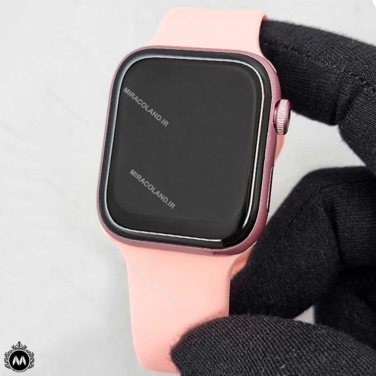 ساعت هوشمند طرح اپل واچ صورتی Smart watch 7