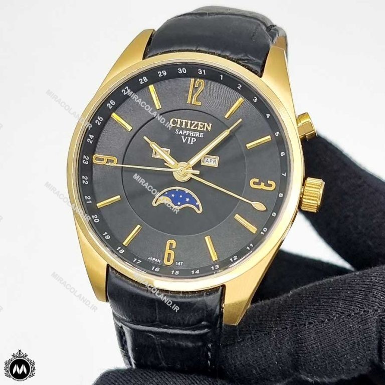 ساعت مچی مردانه سیتیزن بند چرم CITIZEN CZ5864