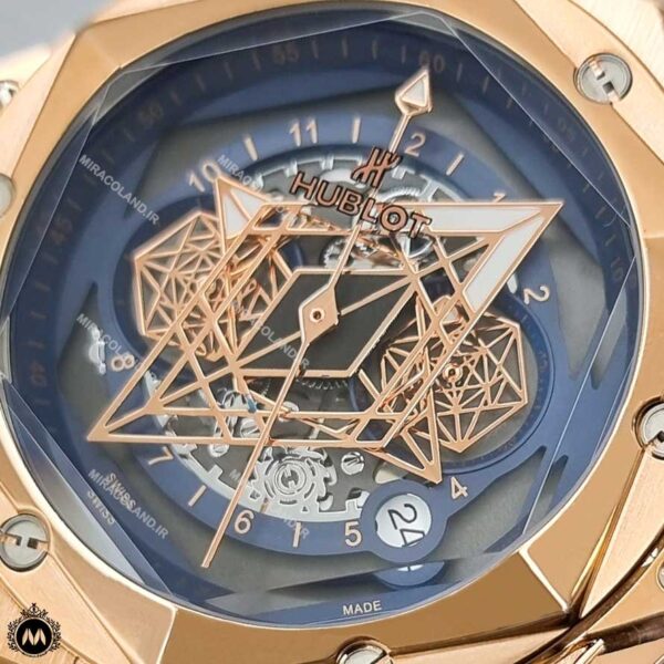 ساعت مچی مردانه هابلوت کهکشانی سورمه ای Hublot Sang Bleu II 1258420