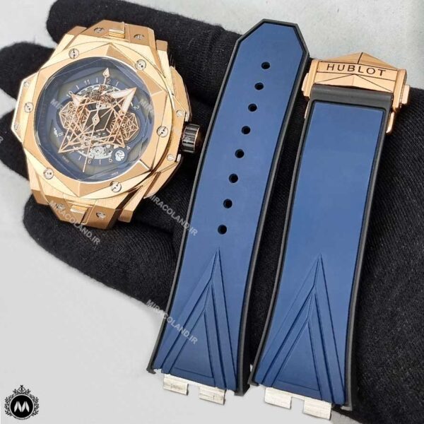 ساعت مچی مردانه هابلوت کهکشانی سورمه ای Hublot Sang Bleu II 1258420