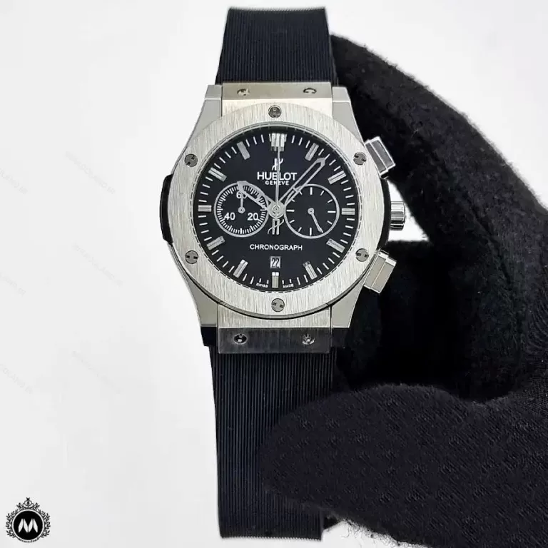 ساعت مچی مردانه هابلوت مشکی نقره ای Hublot Big Bang 582890