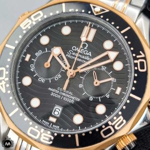 ساعت مچی مردانه امگا اسپید مستر نقره ای رزگلد OMEGA SPEEDMASTER S105