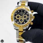 ساعت مردانه رولکس دیتونا طلایی نقره ای Rolex Daytona 2871