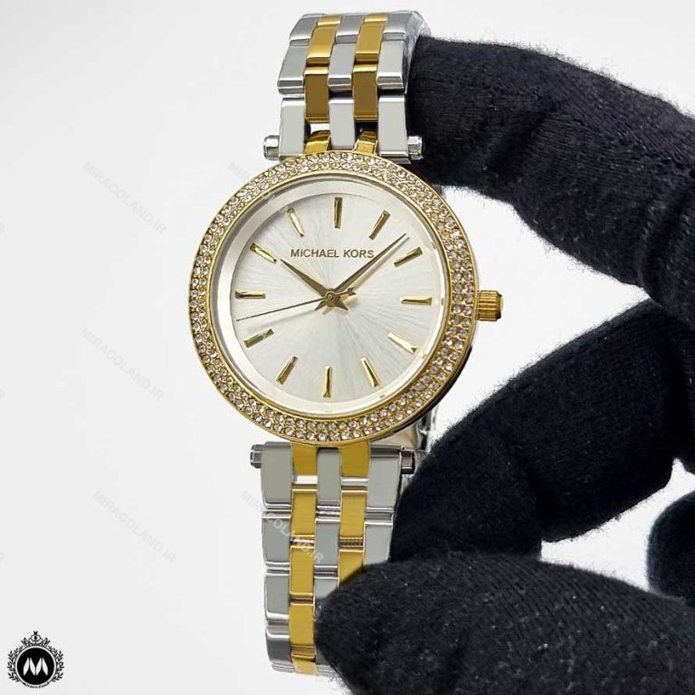 ساعت زنانه مایکل کورس نقره ای طلایی Michael Kors 42260