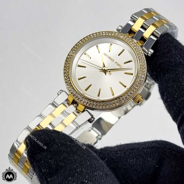 ساعت زنانه مایکل کورس نقره ای طلایی Michael Kors 42260