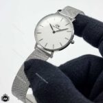 ساعت زنانه دنیل ولینگتون نقره ای صفحه سفید Daniel Wellington DW35L