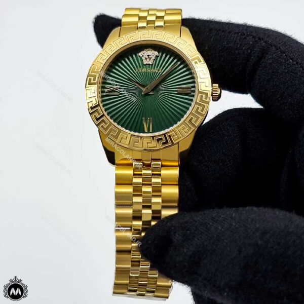 ساعت زنانه ورساچه طلایی صفحه سبز Versace 7901L