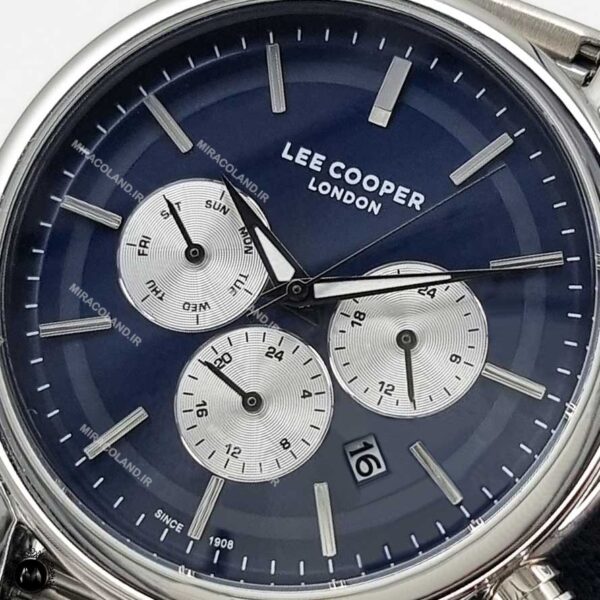 ساعت مردانه لی کوپر بند حصیری نقره ای Lee Cooper LC07153.390