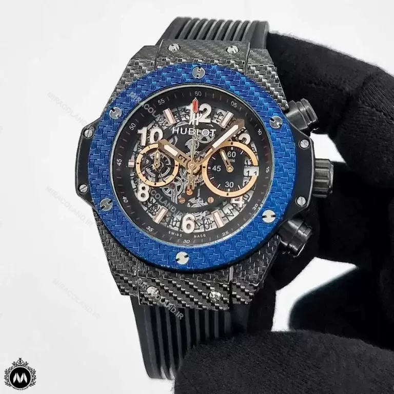 ساعت مردانه هابلوت بیگ بنگ مشکی قاب طرحدار Hublot Big Bang 5310