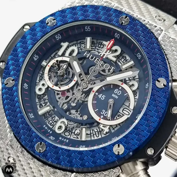 ساعت مردانه هابلوت بیگ بنگ نقره ای قاب طرحدار Hublot Big Bang 5312