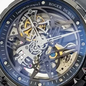 ساعت مردانه راجر دابیوس اسکلتون مشکی Roger Dubuis RD712