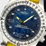 ساعت مچی مردانه برایتلینگ دوزمانه زرد Breitling A86302