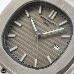 ساعت مردانه پتک فیلیپ ناتیلوس صفحه طوسی 90617 Patek Philippe Nautilus