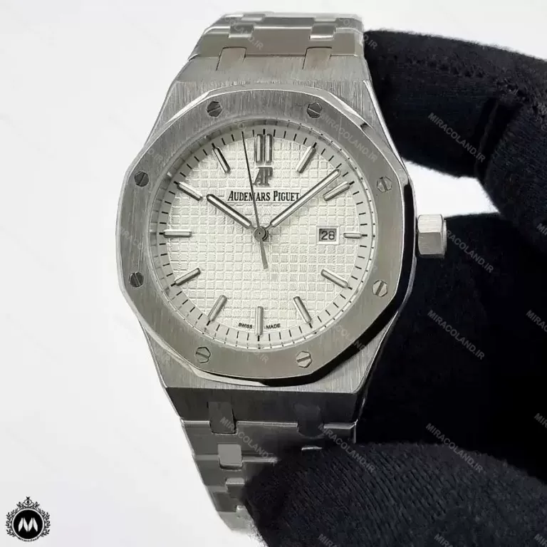 ساعت مردانه اودمار پیگه تک موتوره نقره ای 26509 Audemars Piguet