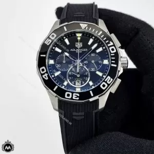 ساعت مردانه تگ هویر بند رابر مشکی Tagheuer Aquaracer TG8007G