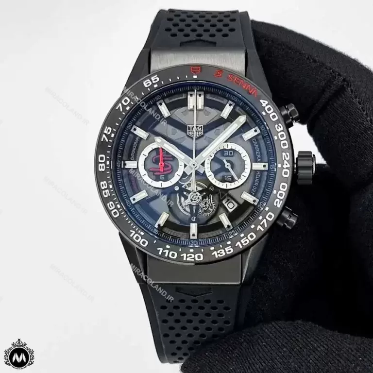 ساعت مردانه تگ هویر کررا مشکی Tagheuer Carrera TG4001G