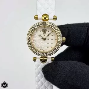 ساعت زنانه ورساچه بند سفید Versace VQM201L