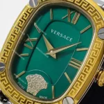 ساعت زنانه ورساچه طلایی نقره ای صفحه سبز Versace VQM906L