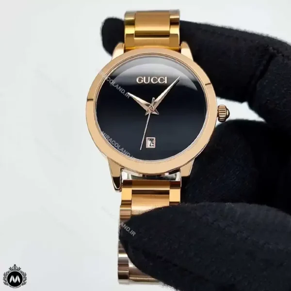 ساعت زنانه گوچی رزگلد Gucci M2860L