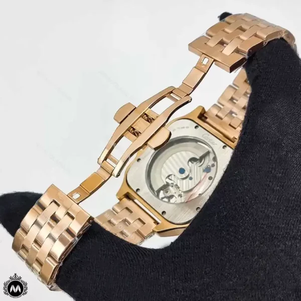 ساعت مردانه کارتیر اسکلتون رزگلد Cartier 82397