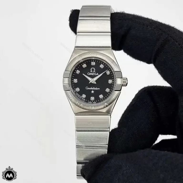 ساعت زنانه امگا کانسلیشن صفحه مشکی Omega Constellation 0642L