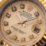 ساعت رولکس دیت جاست رزگلد نقره ای صفحه رزگلد Rolex Datejust RXS4832