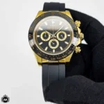 ساعت مردانه رولکس دیتونا بند رابر طلایی Rolex Daytona 2593