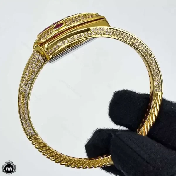 ساعت زنانه بولگاری طلایی قرمز Bvlgari Serpenti SP8008L