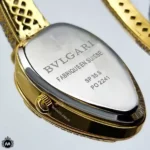 ساعت زنانه بولگاری طلایی سبز Bvlgari Serpenti SP8001L