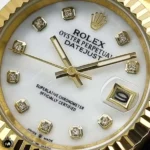 ساعت رولکس دیت جاست طلایی صفحه صدفی Rolex Datejust RXS338