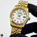 ساعت رولکس دیت جاست طلایی صفحه صدفی Rolex Datejust RXS338
