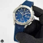 ساعت مردانه تگ هویر بند رابر آبی Tagheuer Aquaracer TG8907G