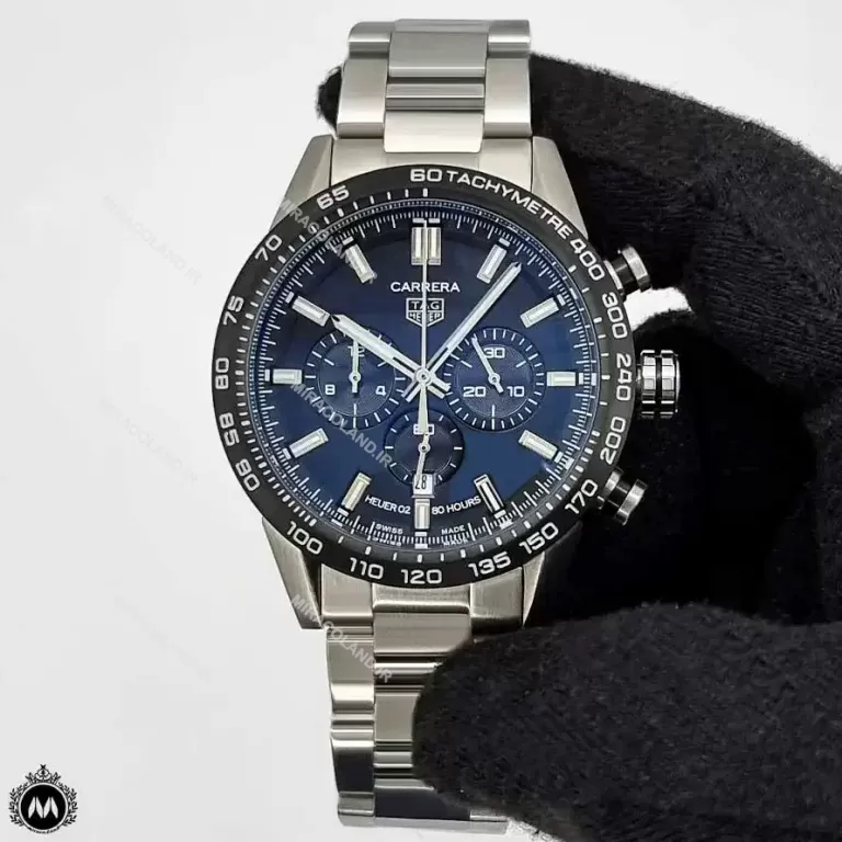 ساعت مردانه تگ هویر کررا فلزی صفحه مشکی Tagheuer Carrera TG5039G