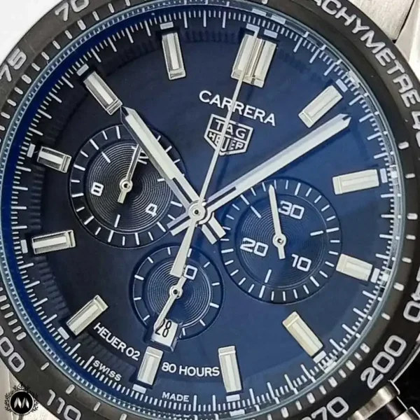 ساعت مردانه تگ هویر کررا فلزی صفحه مشکی Tagheuer Carrera TG5039G