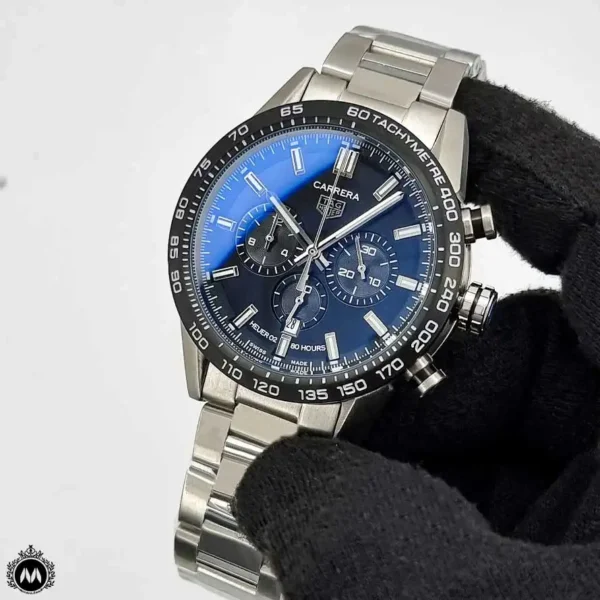 ساعت مردانه تگ هویر کررا فلزی صفحه مشکی Tagheuer Carrera TG5039G