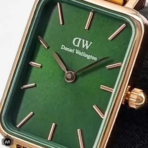 ساعت زنانه دنیل ولینگتون رزگلد صفحه سبز Daniel Wellington DW888L